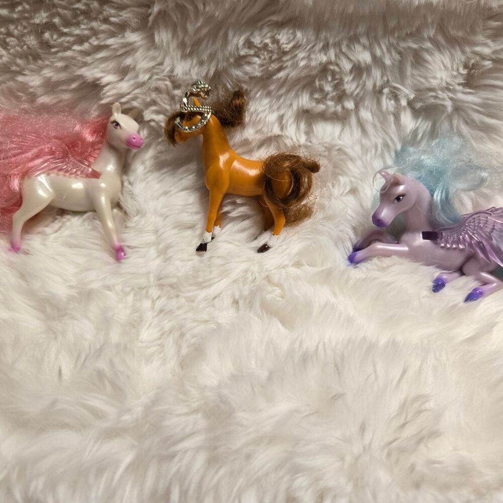 Vintage Horse and Pegasus Set of 3-